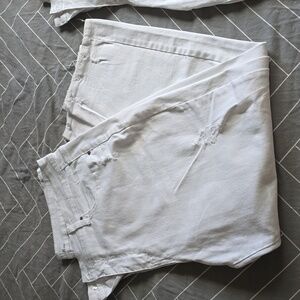 Time and True White Jeans